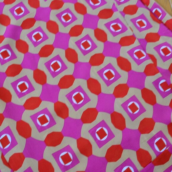 Marni Geometric Printed Silk Dress Pink NWT Size 40 US XS/S - Picture 6 of 12